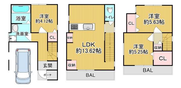 四條畷市江瀬美町の売土地