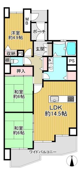 メロディーハイム東大阪　中古マンション