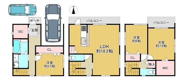 四條畷市江瀬美町の新築一戸建