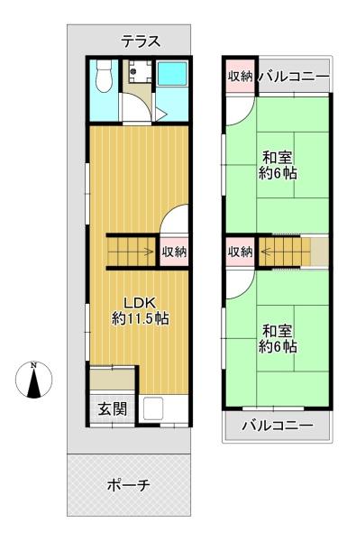 大東市新田西町の中古一戸建