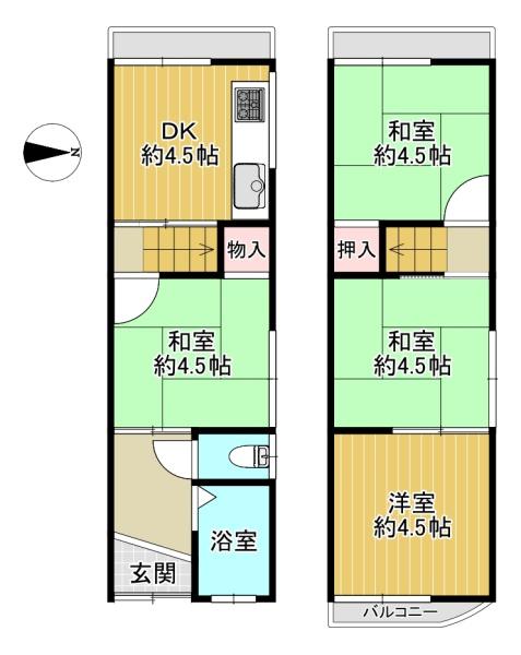 四條畷市米崎町の中古一戸建