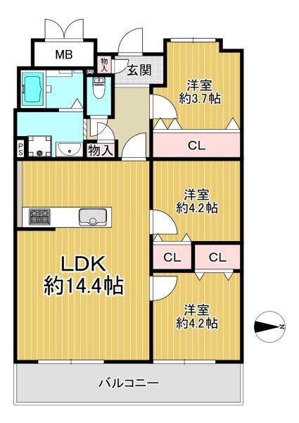 正起瓢箪山ハイツ　中古マンション