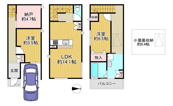 大東市御供田２丁目の中古一戸建