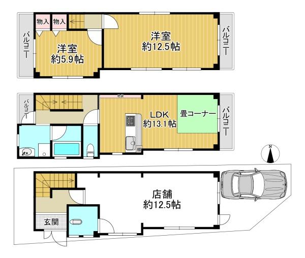 東大阪市玉串元町１丁目の中古一戸建