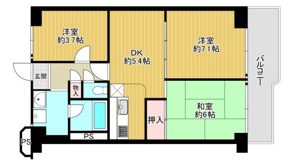 シャルム久宝寺緑地　中古マンション