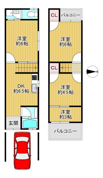 大東市深野５丁目の中古テラスハウス