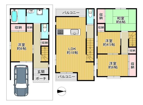 大東市北条１丁目の中古一戸建