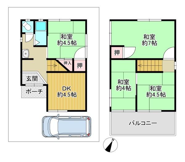 大東市大東町の中古一戸建