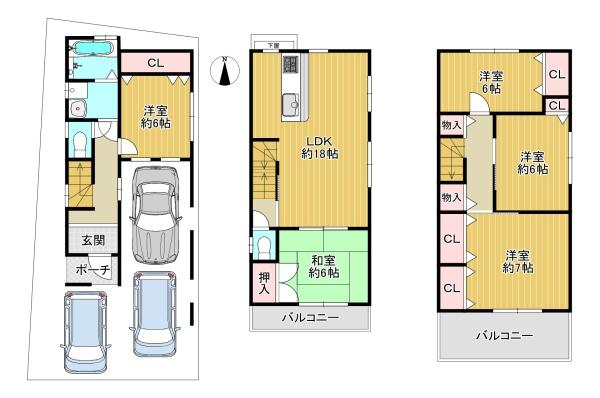 大東市北条２丁目の中古一戸建て