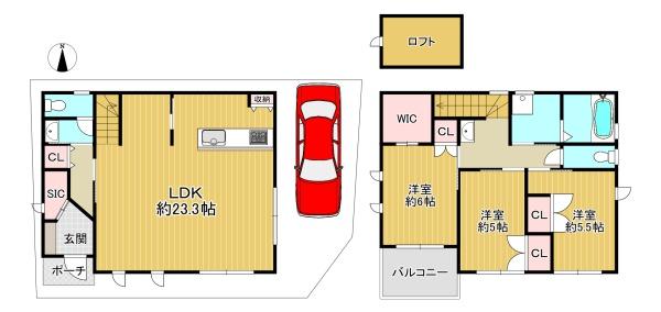 東大阪市若江本町２丁目の中古一戸建