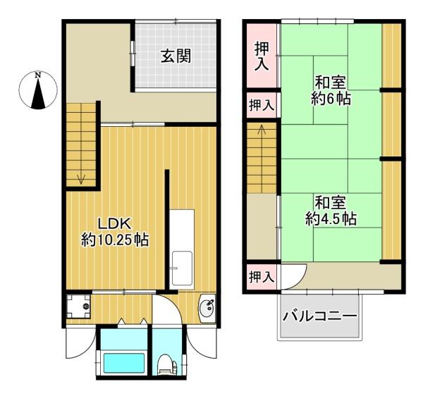 東大阪市長堂２丁目の中古テラスハウス