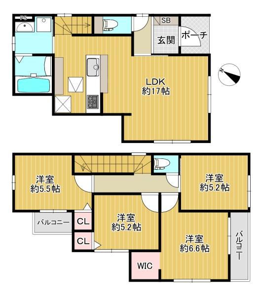 東大阪市東石切町５丁目の新築一戸建