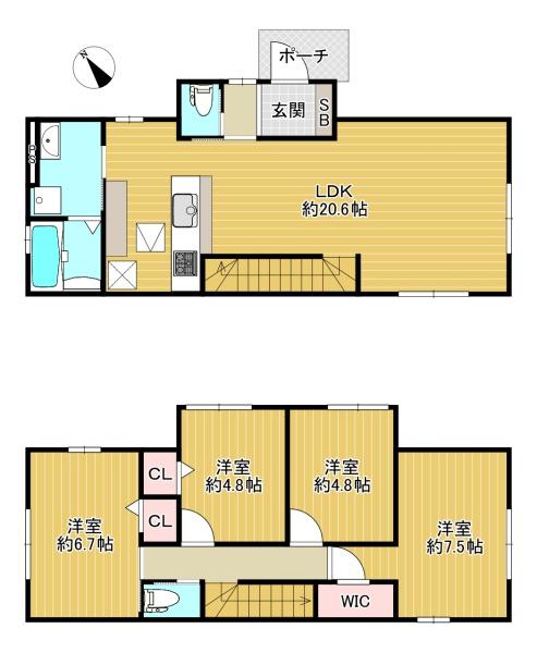 東大阪市東石切町５丁目の新築一戸建