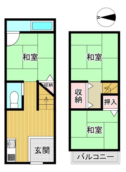 東大阪市若江本町２丁目の中古テラスハウス