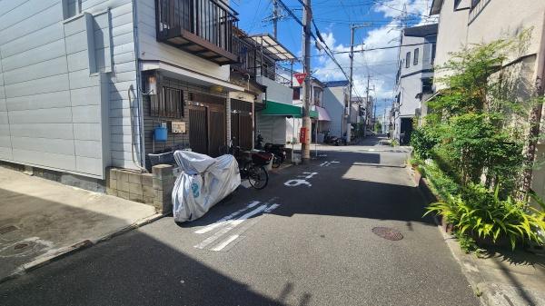 大東市深野5丁目の土地(前面道路含む現地写真)