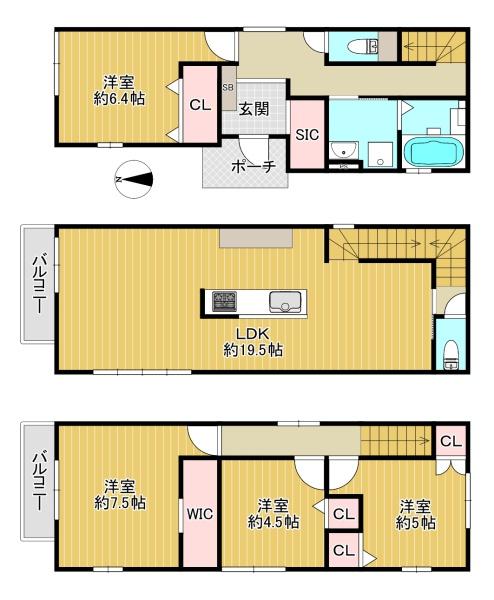東大阪市菱屋西５丁目の新築一戸建