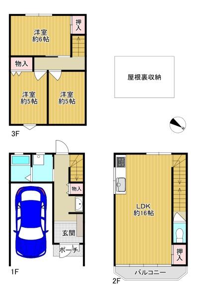 門真市中町の中古一戸建て
