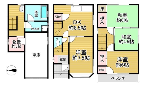 大東市北条６丁目の中古一戸建