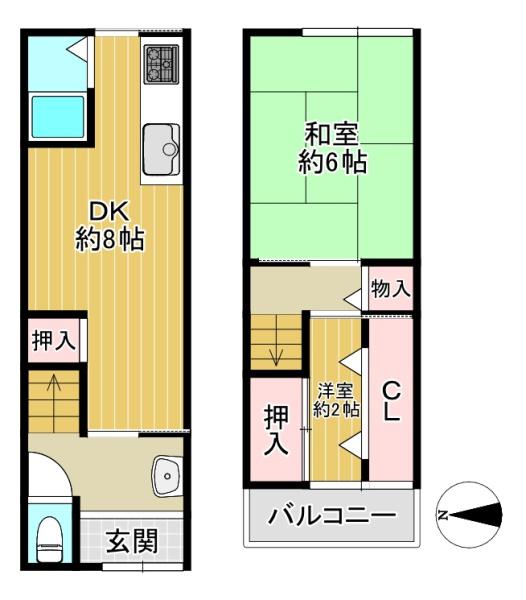東大阪市御幸町の中古一戸建て