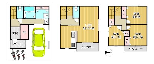東大阪市善根寺町５丁目の新築一戸建