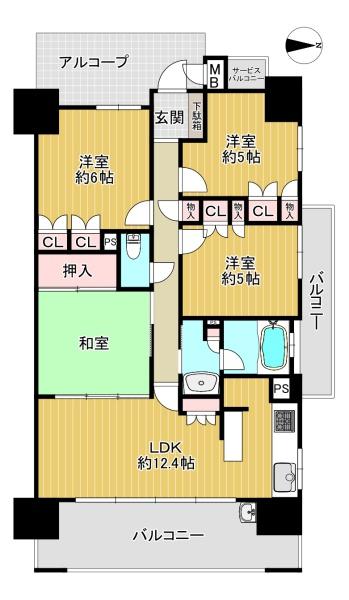 メゾンドール瓢箪山　中古マンション
