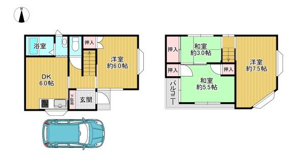 四條畷市中野１丁目の中古一戸建