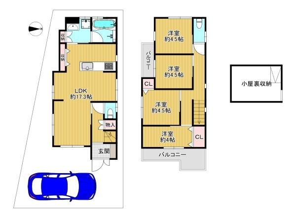 東大阪市大蓮東３丁目の中古一戸建