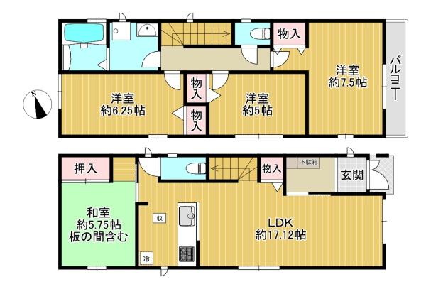 東大阪市若江本町２丁目の新築一戸建