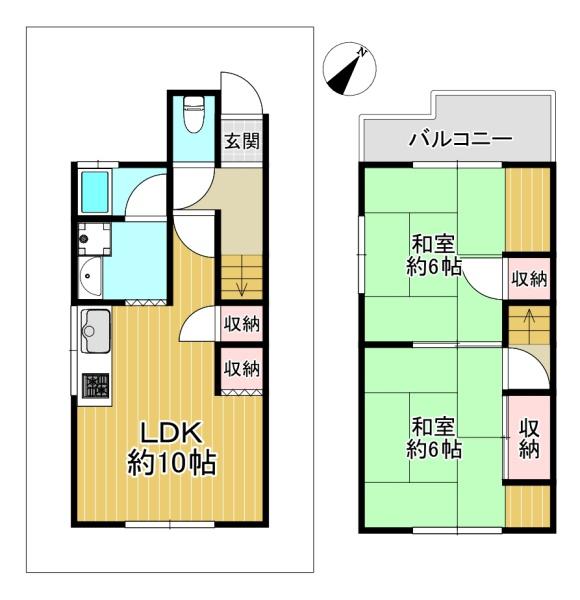 東大阪市上六万寺町の中古一戸建