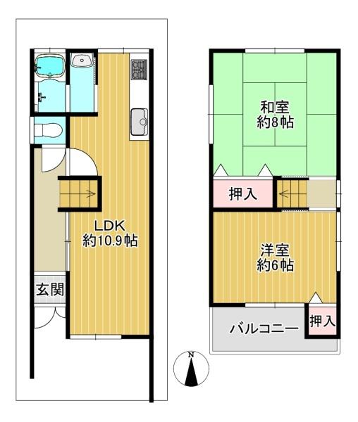 東大阪市玉串町西１丁目の中古一戸建