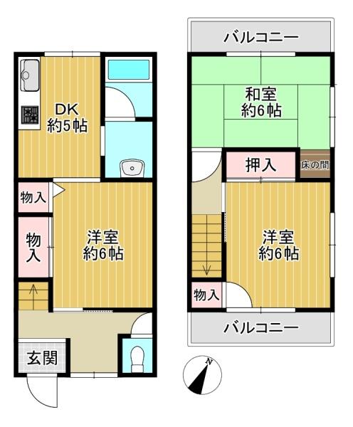 東大阪市東石切町６丁目の中古一戸建