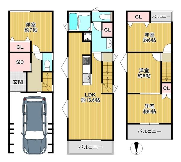 東大阪市大蓮東５丁目の土地