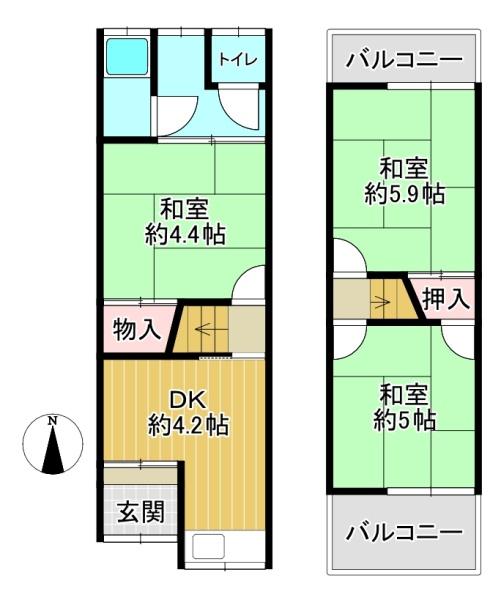 大東市西楠の里町の中古一戸建