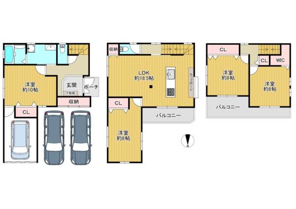 大東市氷野４丁目の中古一戸建て