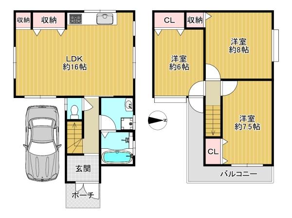 東大阪市大蓮南３丁目の中古一戸建