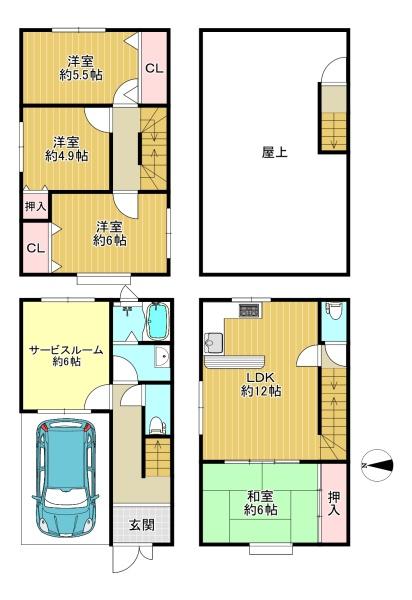 東大阪市大蓮東１丁目の中古一戸建