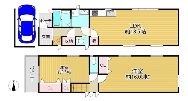 大東市中垣内２丁目の中古一戸建