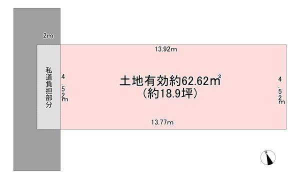 大東市深野４丁目の売土地