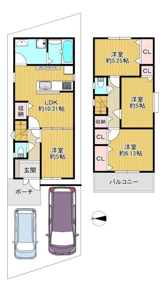 大東市北条７丁目の中古一戸建