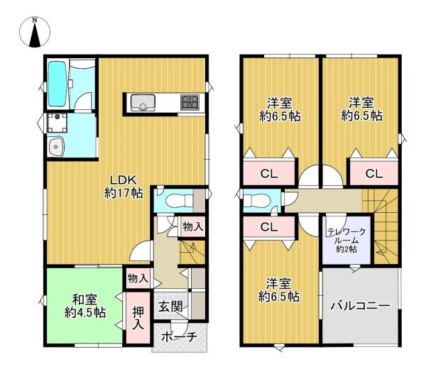 四條畷市二丁通町の新築一戸建