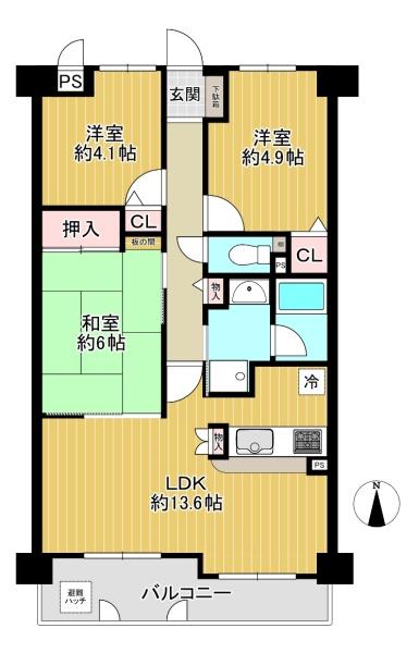 ライオンズマンション瓢箪山　中古マンション