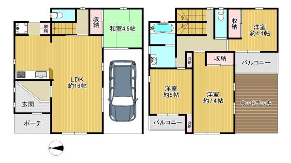 東大阪市吉田３丁目の中古一戸建