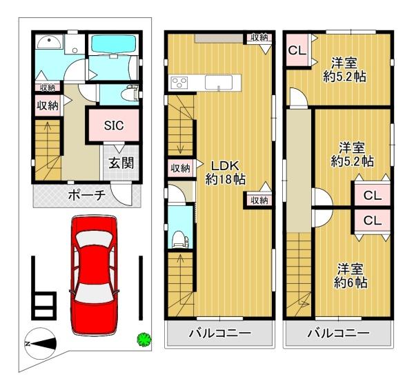 東大阪市稲葉１丁目の中古一戸建