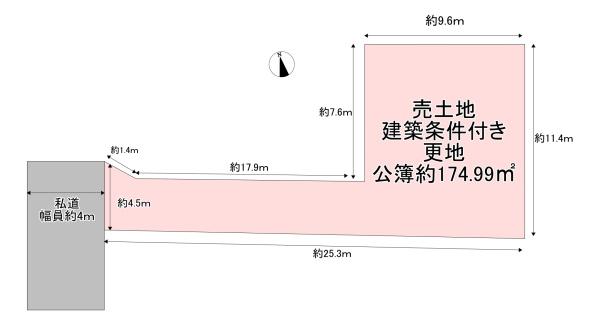 大東市諸福３丁目の売土地