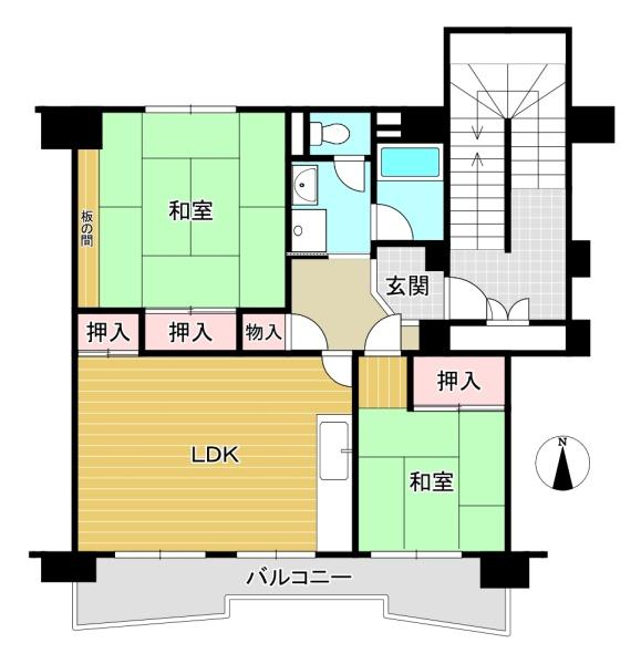 鶴山台第三住宅　15号棟　中古マンション