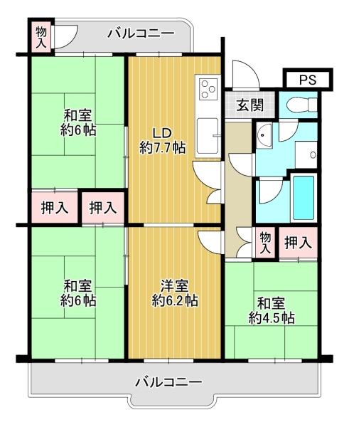 住道駅前住宅２１号棟　中古マンション