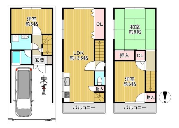 東大阪市横小路町５丁目の中古一戸建