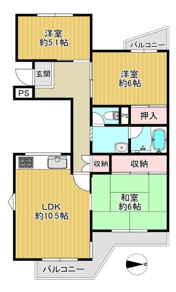 住道駅前住宅17号棟　中古マンション