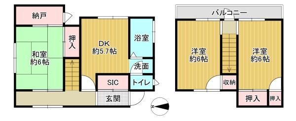東大阪市若江東町６丁目の中古一戸建