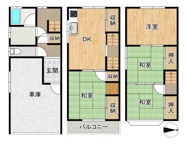 東大阪市中石切町５丁目の中古一戸建